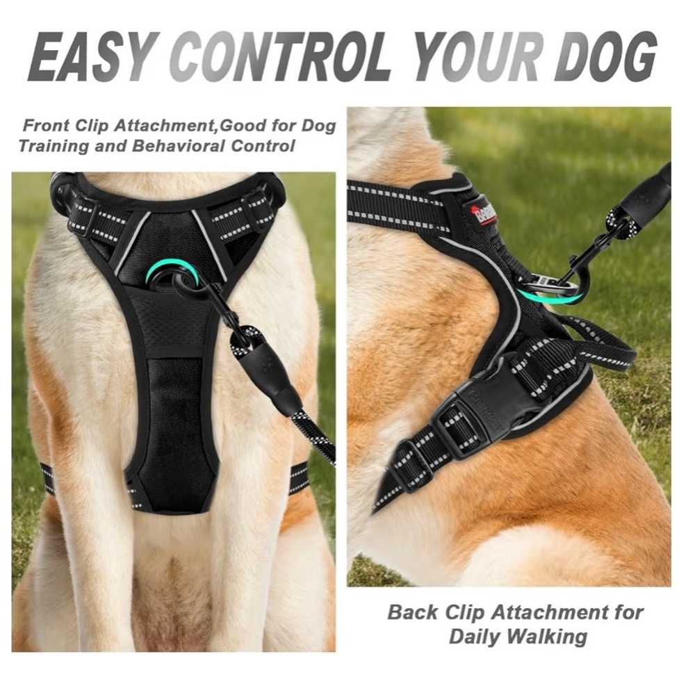 Barkbay adjustable Dog Harness XL no pull - Picture 9 of 13